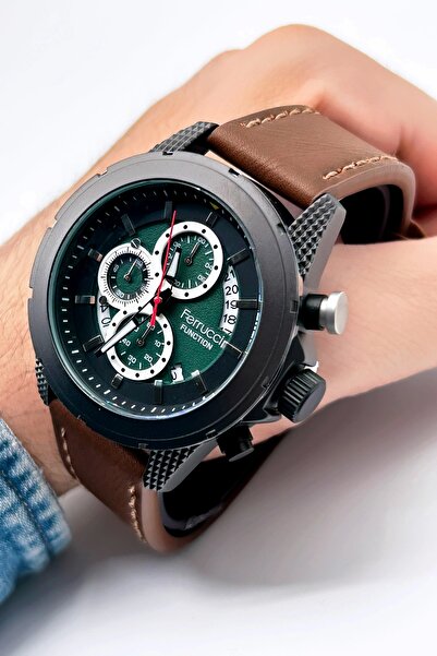 Ferrucci Function FCF.23010.05 Deri Kordon Erkek Kol Saati