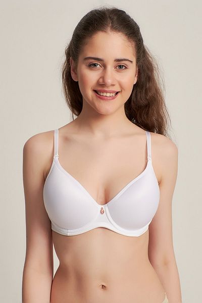 Pemilo Sutien pentru femei 9141015 Fanetta Soft Cupstone Oversize Alb
