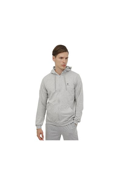 lumberjack Ανδρικό casual μπουφάν 3W M Sn05 Basic Fz Hod 3Pr 101415037   Γκρι