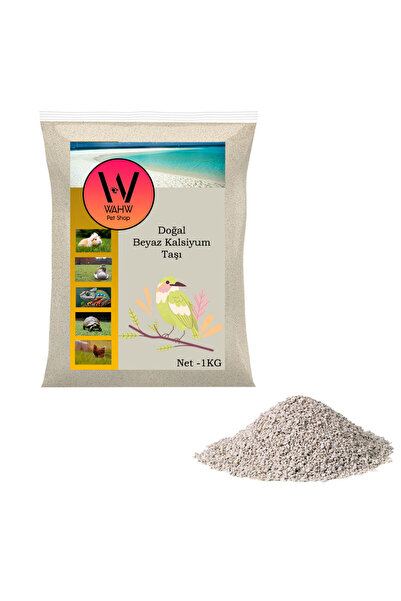 Wahw Pet Kuş Türleri İçin Kalsiyumlu Kum - 1 KG