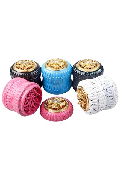 GoldEagle 63mm Metal 4 Katlı Mıknatıslı Tütün Öğütücü Grinder