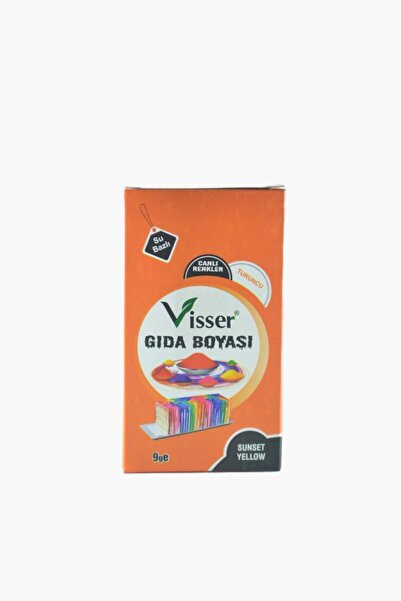 Visser Turuncu Kutu Gıda Boyası 9 gr