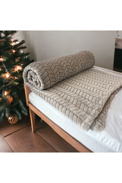 MORDRY Double Corded Blanket, TV Blanket
