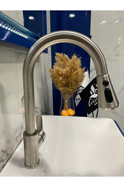 EFDAL YAPI MİMARLIK Sipirali Mutfak Bataryası Inox Saten Renk 5 Yıl Garantili...