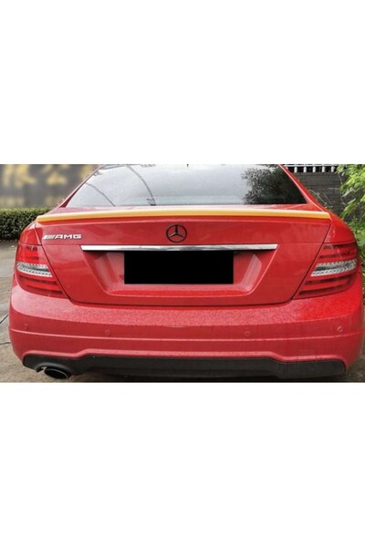 HYM TUNİNG MERCEDES UYUMLU  W204 COUPE SPOİLER İTHAL BOYASIZ