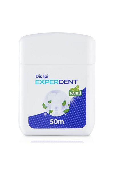 EXPERDENT 50m 2 Pieces Dental Floss with Mint