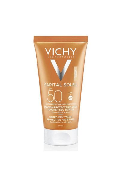 Vichy Capital Soleil SPF50+ Güneş Koruyucu BB Emülsiyon 50 ml - Karma Ve Yağl...