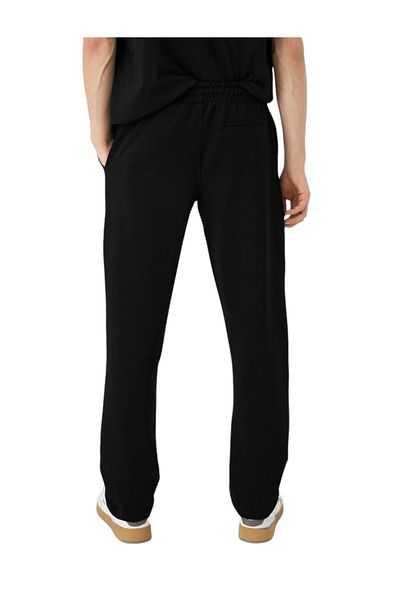 Koton Sweatpants with Stitching Detail and Lace-up Waist Pocket
