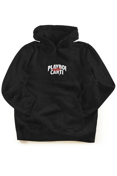 Grove Fashion Hanorac supradimensionat Playboi Carti Die Lit cu glugă cu două fire Raster