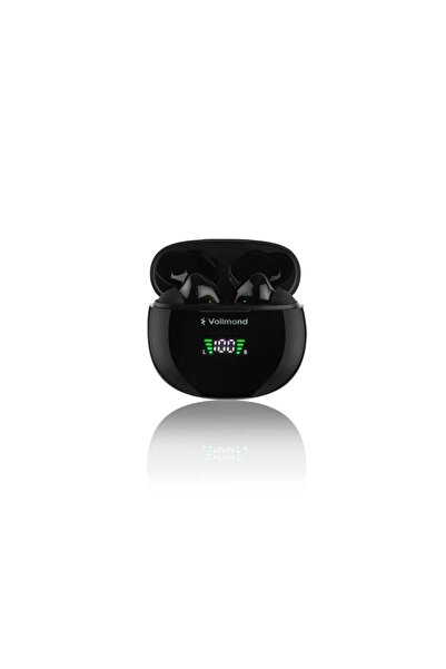 Vollmond VL101pro Bluetooth 5.3 IPX6 Level Suya ve Tere Dayanıklı Tasarım Şarj Göstergeli TWS Kablos