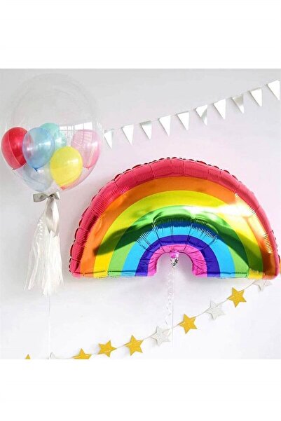 Partifabrik Gökkuşağı Renkli Folyo Balon