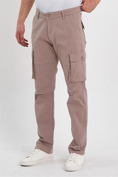 EXPLODE - Men's Lycra Cargo Pants Stone