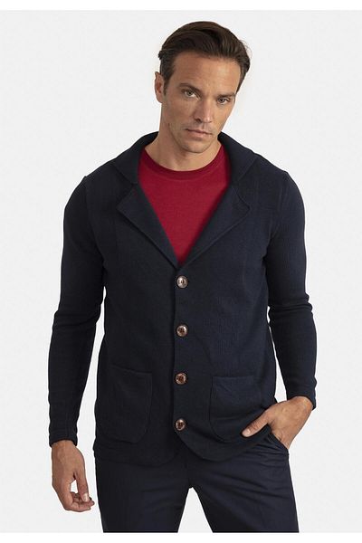 Navy blue blazer clearance raymond