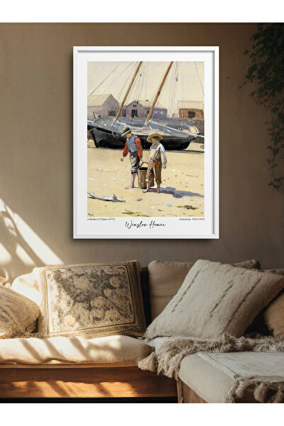 HOMEPACK Çerçeveli Tekli Tablo İki Kardeş Modern Poster Tablo TK/188