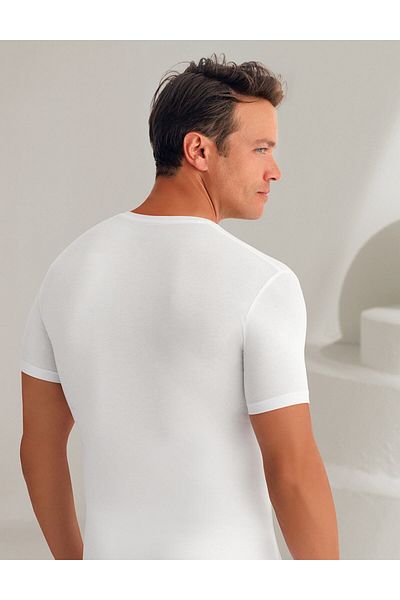 Şahinler Modal V-Neck Men's Undershirt ME140-BY