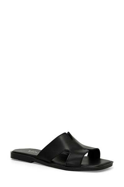 Miss F DS21046.C 4FX Schwarze Damenhausschuhe