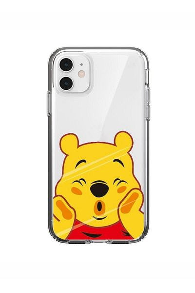 mooodcase حافظة هاتف شفافة لهاتف آيفون 11 منقوشة من بوه