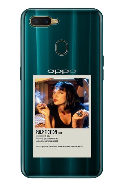 Magic Ring Oppo A5S/Ax7/A12 Compatible Pulp Fiction Minimalist Poster Pattern...
