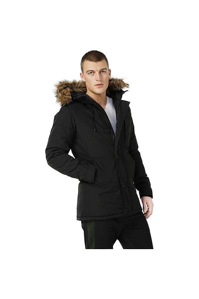 lumberjack Ανδρικό παλτό με κουκούλα FREDDY COAT 3PR