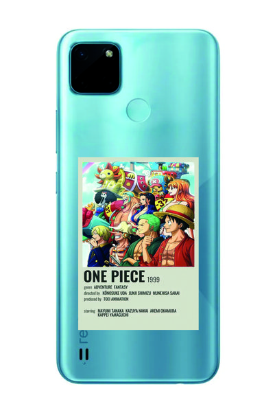 Magic Ring Realme C21Y/C25Y Compatible One Piece Patterned Transparent Phone ...