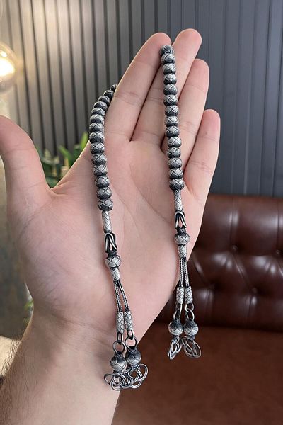 dergah tesbih Special Design Hand Knitted 33 Pieces Zaza Rosary Kazaziye