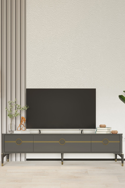 Modalife Bella 200x45 Kapaklı Tv Ünitesi - Antrasit