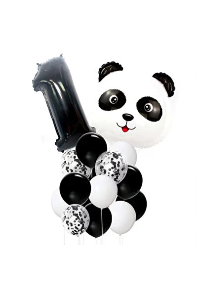 MFM Σετ μπαλόνι με φύλλο panda 1 έτους 100 cm