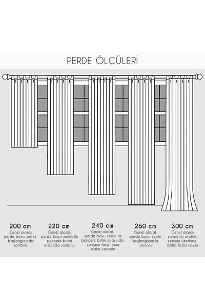 SHY TEKSTİL Brown Blackout Background Curtain Flat Planting Available in All Sizes (Width X Size) Luxury1, Grade