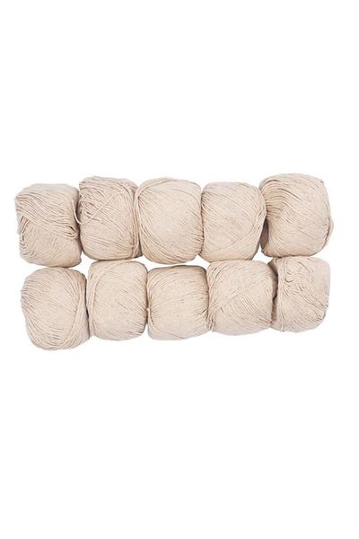 Spagettiyarn Slim Cotton 10 Pack Μπεζ Πλεκτό Χέρι