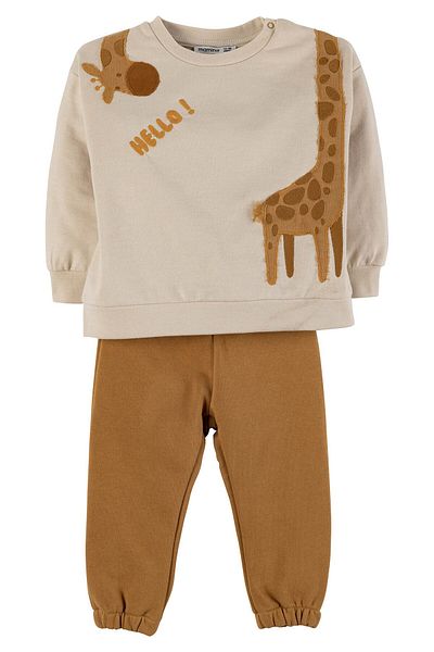 İdilbaby&Mamino MAMINO BABY BOY EMBROIDERED 2-PIECE SET 17015