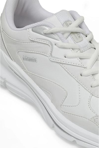 Kinetix MELLY PU W 3PR White Women's Comfort Shoes