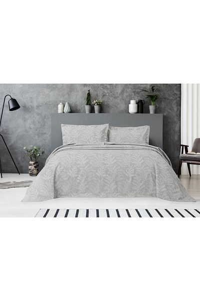 LUFA HOME Plain Bedspread-Mimoza