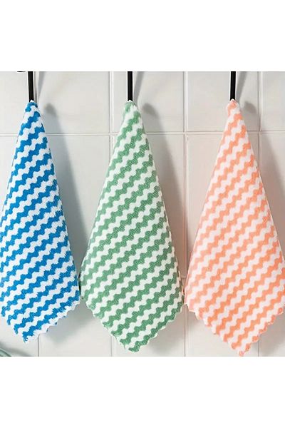 Ekostem Microfiber Soft Textured Kitchen Cloth 30 X 30 Cm (3 PCS)