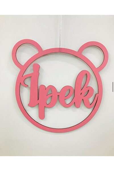 berin hobi Kişiye Özel İsimli Makrome Ahşap Bebek Kapı Süsü