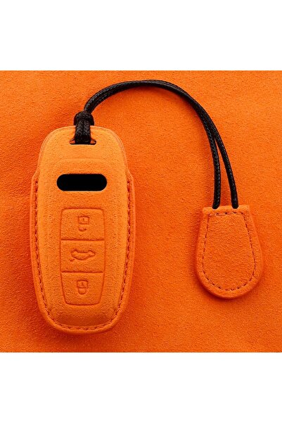 AYZ GARAGE Audi Nubuck Orange Key Case (New Case)