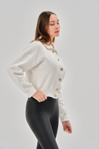 modakirwem Cut Sleeve Sweatshirt