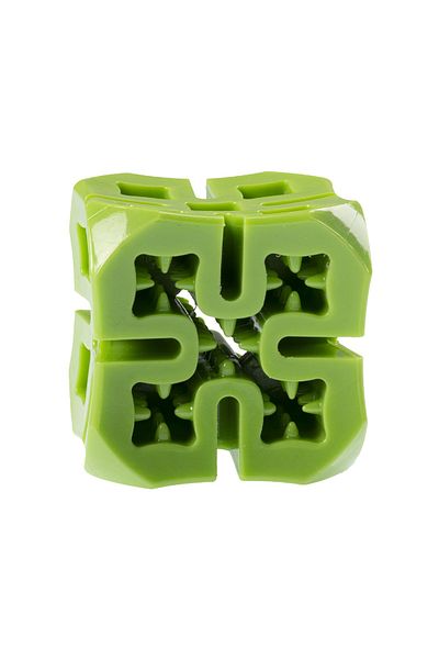 Gimdog Cube Shaped Dog Treat Toy Green