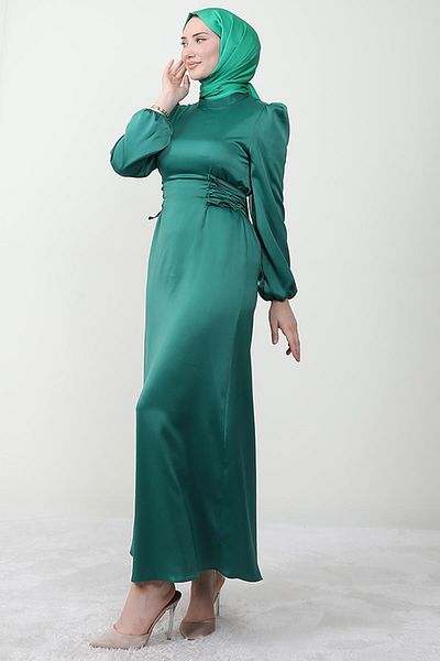 Giza Giyim Sahra Hijab Φόρεμα Emerald