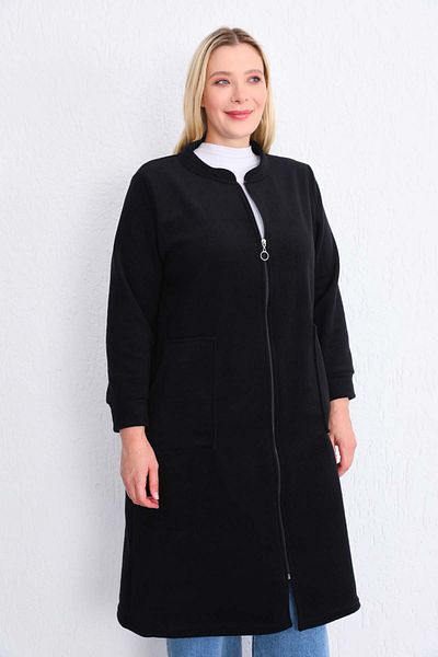 Kardelen Butik Ümraniye Polar Tunic Black Araboy Cap