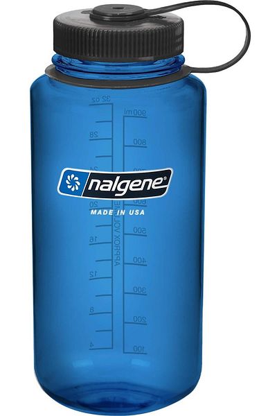 NALGENE زجاجة مياه تريتان بغطاء أزرق/أسود سعة 32 أونصة Wm