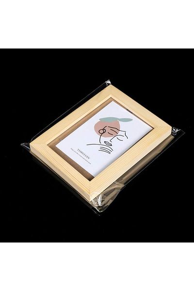 Dekals 100 Pieces 20X35 Banded Gelatin Transparent Adhesive Glossy Sachet Bag