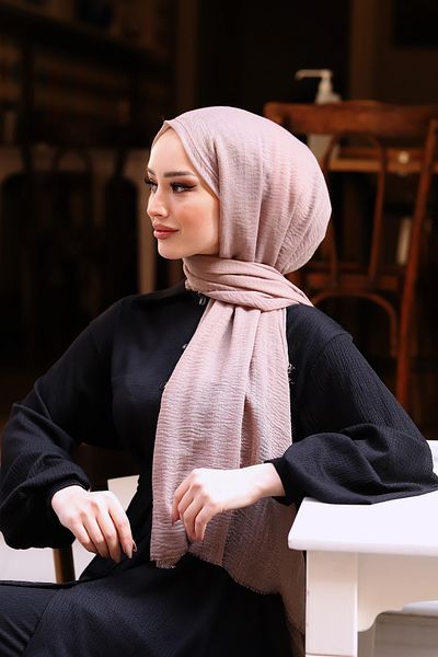 shalby Σάλι Bürümcük Hijab Light Milky Brown