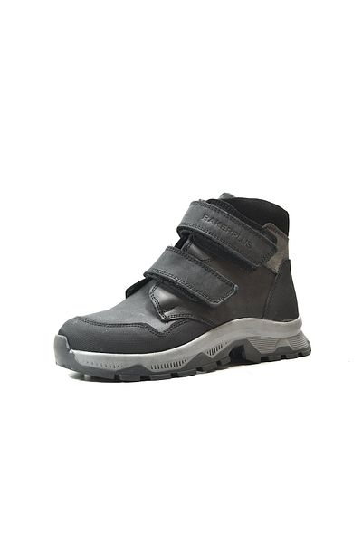 Raker 805 Γνήσιες Δερμάτινες Μαύρες Γούνες Velcro Ορθοπεδικές Μπότες για αγόρια
