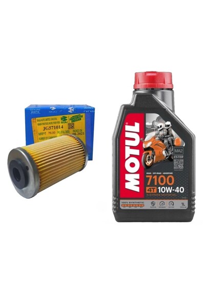 Motul PULSAR 200NS YAĞ FİLTRE MOTUL 7100 10W40 YAĞ BAKIM SETİ