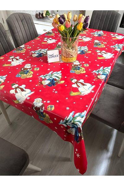 LİMAY TABLE COVER 1stCLASS PVC / Christmas Themed / WIPEABLE / WASHABLE