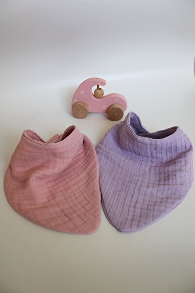 elibaby 100% Organic Cotton 8 Layer Multi Muslin Scarf Model 2-Piece Baby Gir...