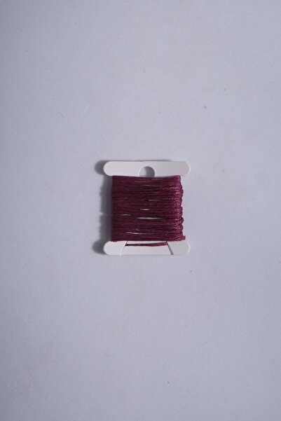 Eskişehir hobi sanat Σκούρο Φούξια Χρώμα 1,0 mm 3 μέτρα κερωμένο σχοινί Σταγόνα Δερμάτινο κολιέ με κλωστή ραπτικής Σχέδιο κοσμήματος Σχοινάκι βραχιολιών