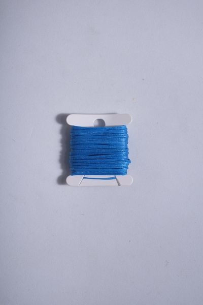 Eskişehir hobi sanat Μπλε θαλάσσιο χρώμα 1,0 mm 5 μέτρα κερωμένο σχοινί θήκης δερμάτινο κολιέ με κορδόνι ραπτικής Σχέδιο κοσμήματος Σχοινάκι βραχιολιών