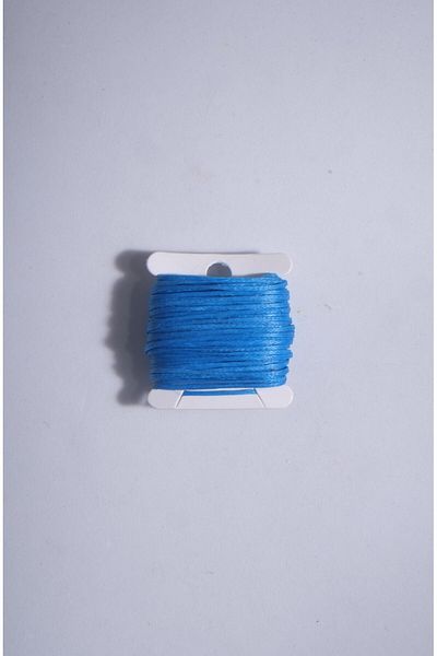 Eskişehir hobi sanat Μπλε θαλάσσιο χρώμα 1,0 mm 10 μέτρα κερωμένο σχοινί θήκης δερμάτινο κολιέ με κλωστή ραπτικής Σχέδιο κοσμήματος Σχοινάκι βραχιολιών