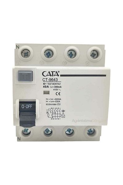 Cata CT-9643 4X40 AMPER 300 MA FIRE PROTECTION RELAY